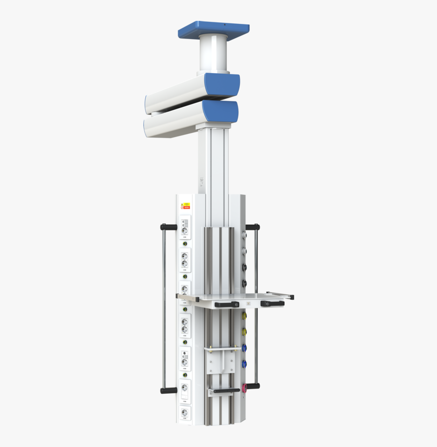 Ceiling Double Arm Medical Console Caduceus C2 Ve - Shelf, HD Png Download