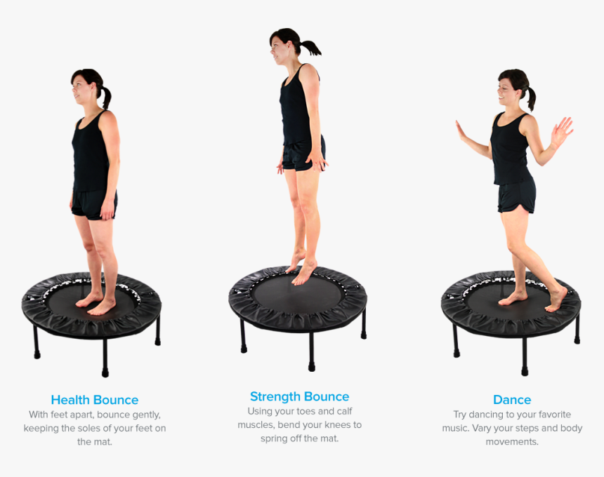 High Knees On Mini Trampoline, HD Png Download