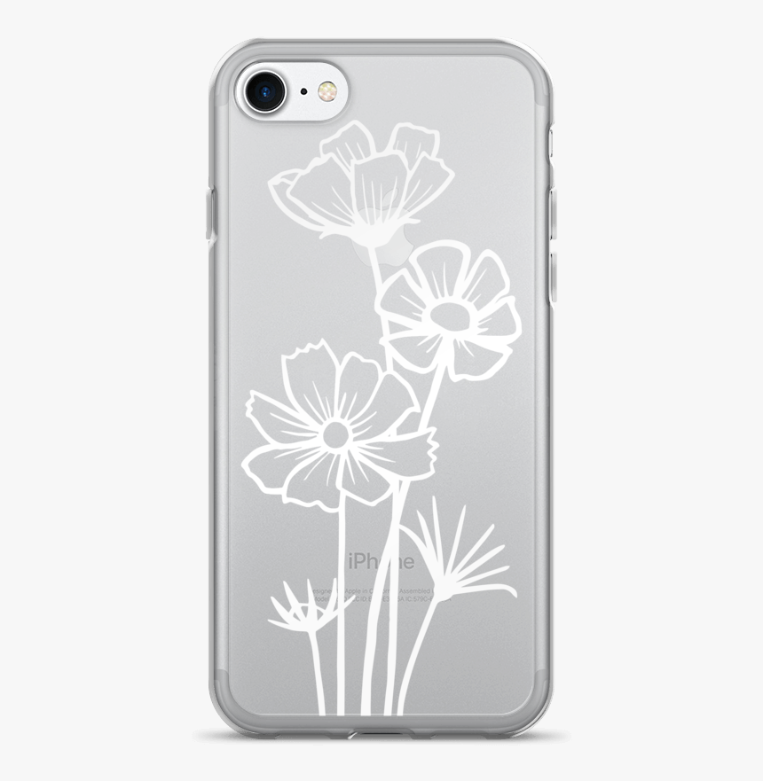 Pc123 White Cosmos 7 Mockup Back Iphone-7 - Mobile Phone Case, HD Png Download