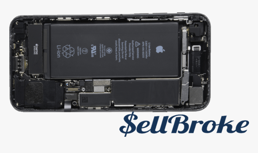 Sell Broke Iphone 7 Inside - Electronics, HD Png Download