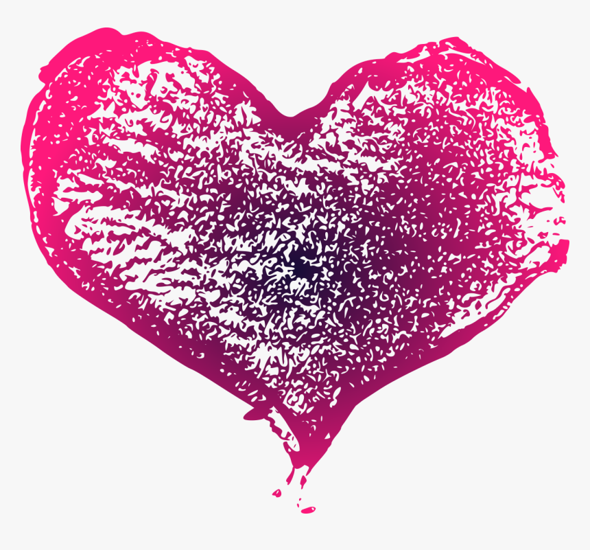 Grunge Heart 2 - Heart, HD Png Download