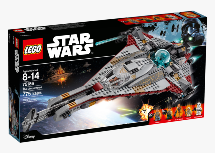 Transparent Star Wars - Lego Star Wars Arrowhead, HD Png Download