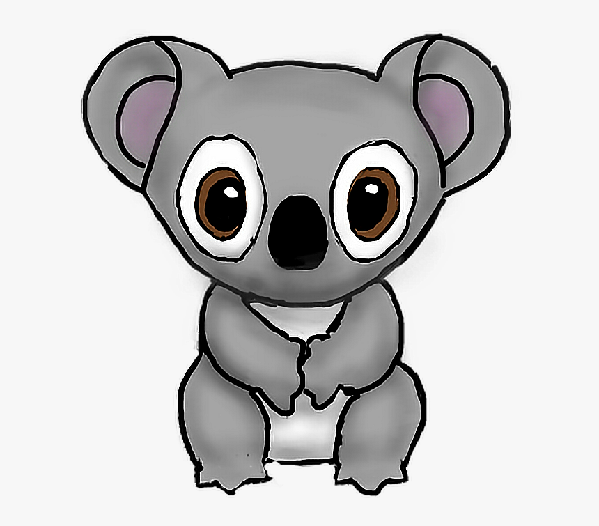 Sticker Nature Freetoedit Drawi - Koala Picsart, HD Png Download