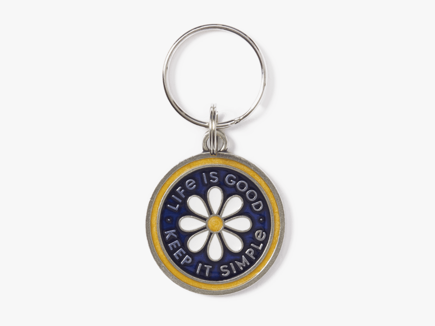 Daisy Keep It Simple Keeper Keyring - Life Is Good Keychain, HD Png Download