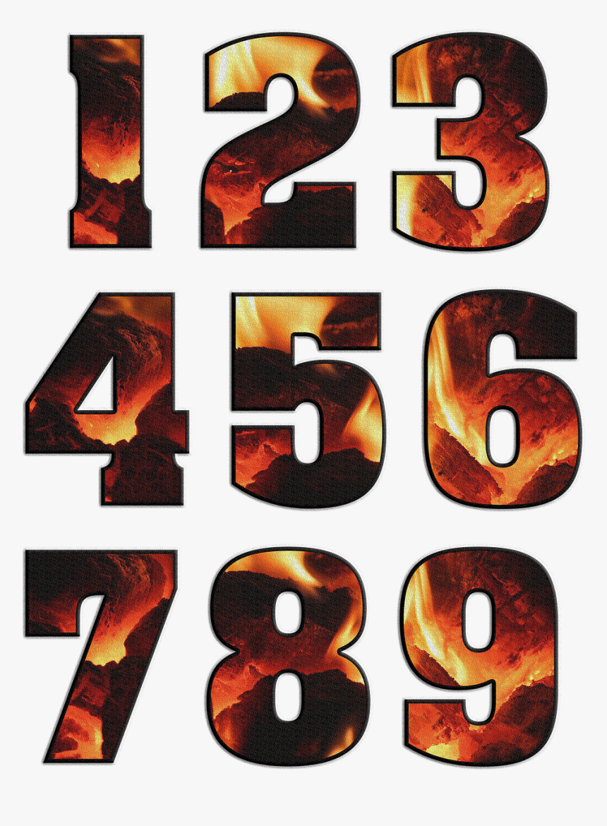 Numbers Digits Characters Free Photo, HD Png Download