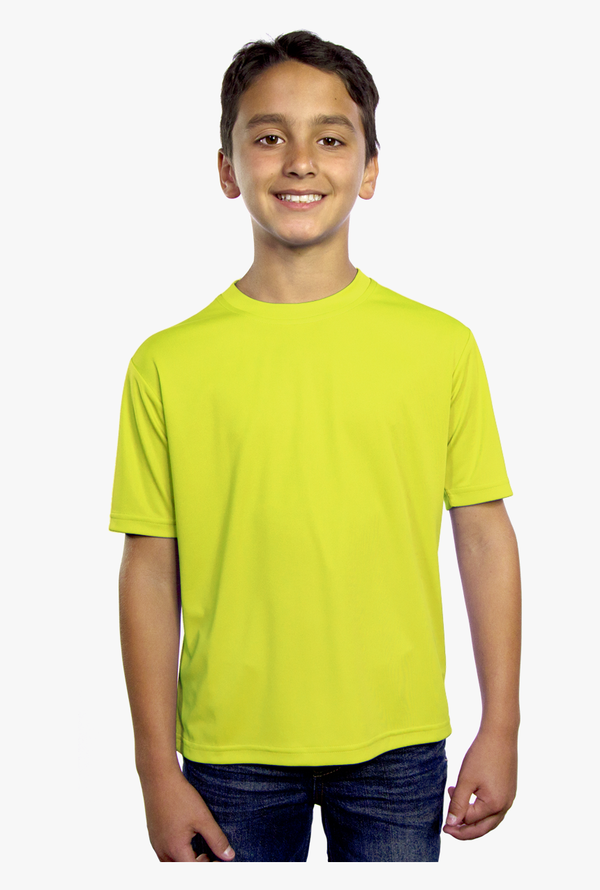 Youth Solid Wicking T - Gildan Men's Classic Short Sleeve T Shirt G2000 Safety, HD Png Download