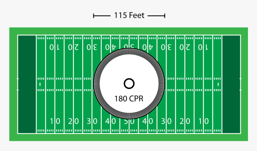 Disk On Football Field - Circle, HD Png Download