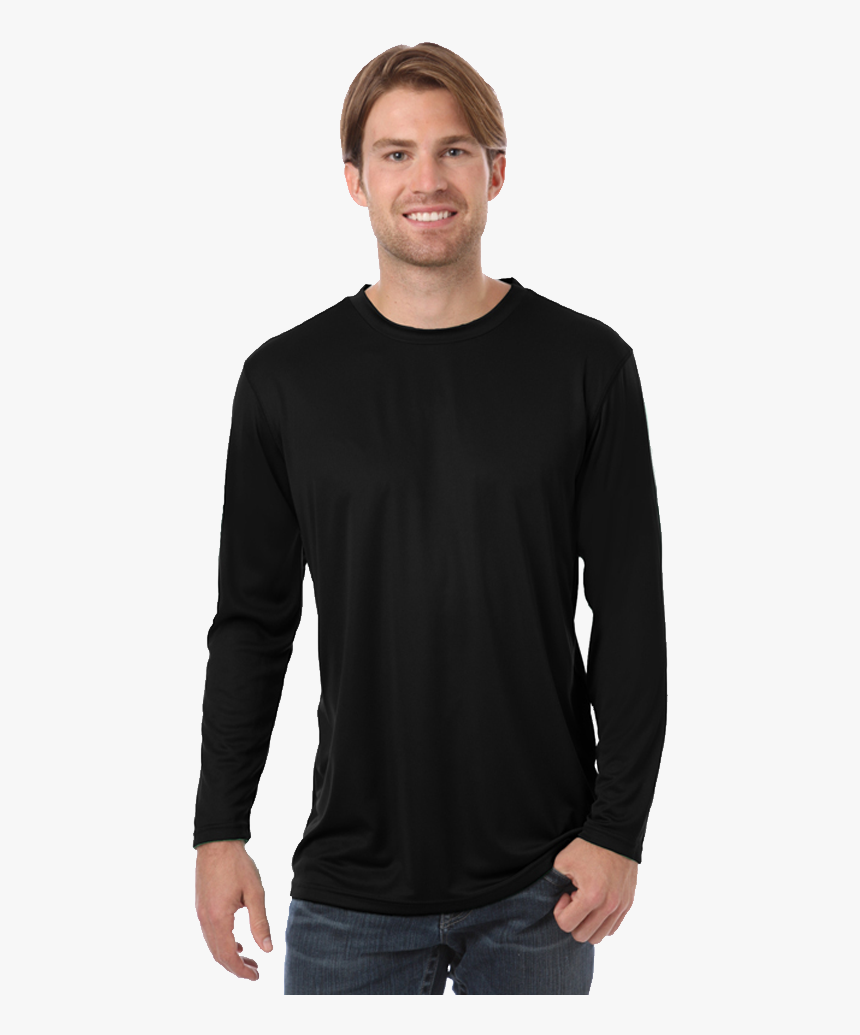 Adult Value L/s Wicking Tee - T-shirt, HD Png Download