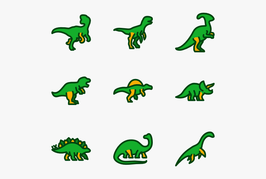 Dinosaur Icon In Black And White, HD Png Download