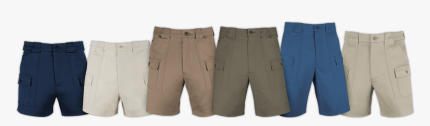 Shorts Of Different Lengths And Colors Lined Up Horizontally - Pocket, HD Png Download