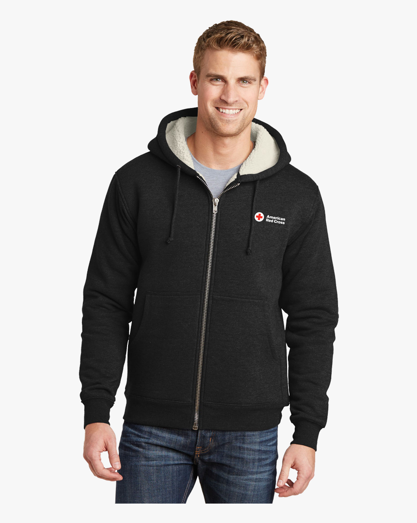 Cornerstone Men's Heavyweight Sherpa Lined Hooded Fleece, HD Png Download