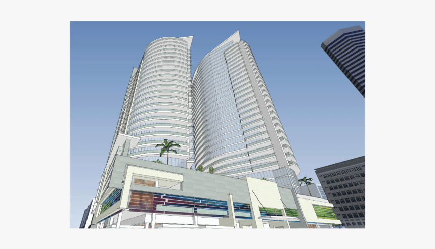 A Rendering Of The New 800 Condo Development Coming - Commercial Building, HD Png Download