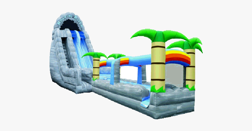 Roaring River Waterslide Rental Waxahachie, Tx - Bounce House Water Slides, HD Png Download