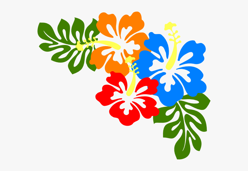 Keanu S Hibiscus Svg Clip Arts - Transparent Hawaiian Flowers Clipart, HD Png Download