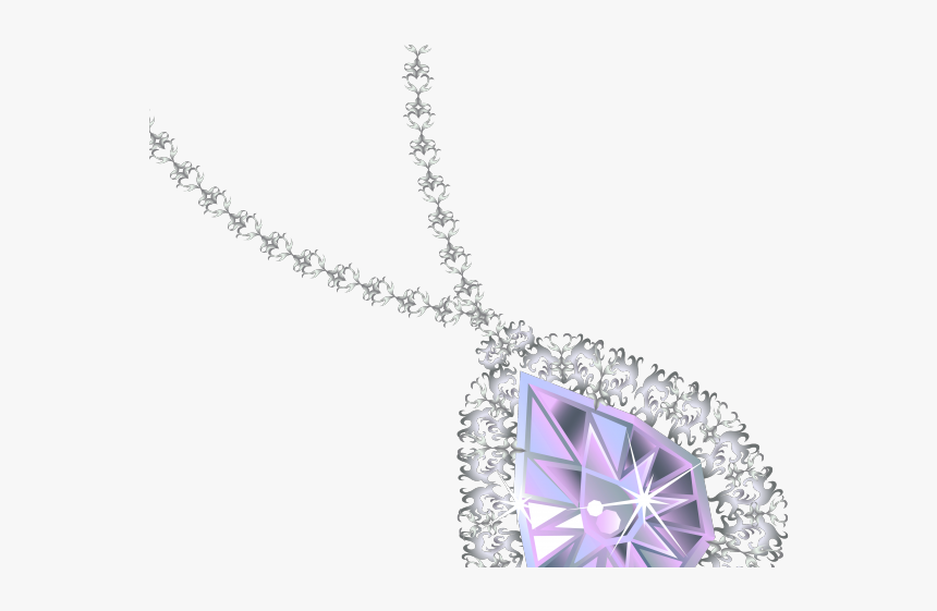 Transparent Background Diamond Necklace, HD Png Download