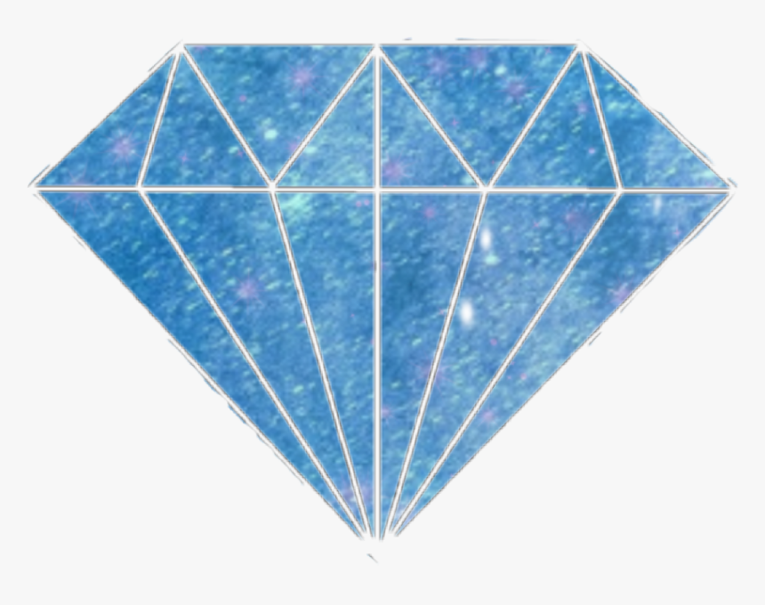 #diamond #glitchy #perfect #space #pace #heart #diamon - Triangle, HD Png Download