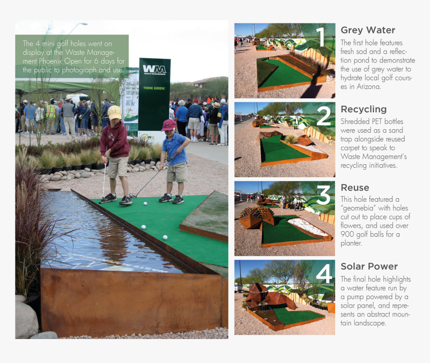 In Order To Construct The Large Sheet Metal “geomebia” - Miniature Golf, HD Png Download