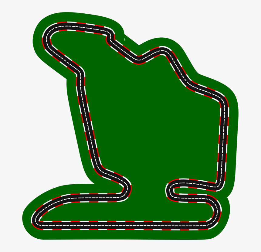 Grass,recreation,serpent - Cartoon Racetrack, HD Png Download