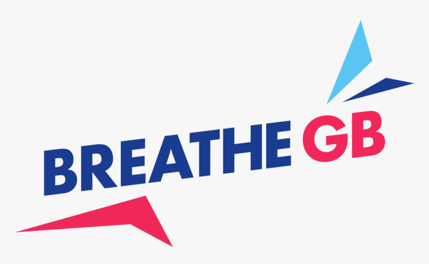 Breathegb Blue On White Rgb - Graphic Design, HD Png Download