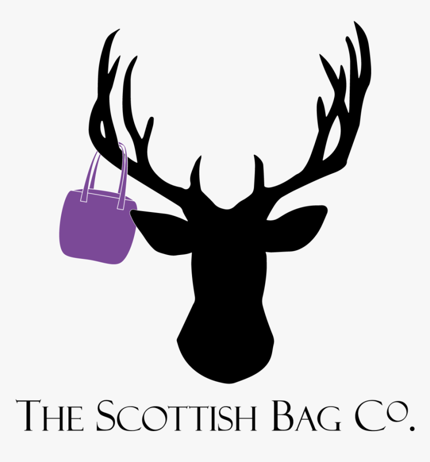 Reindeer Stencil Silhouette Red Deer - Deer Head Black And White Clip Art, HD Png Download