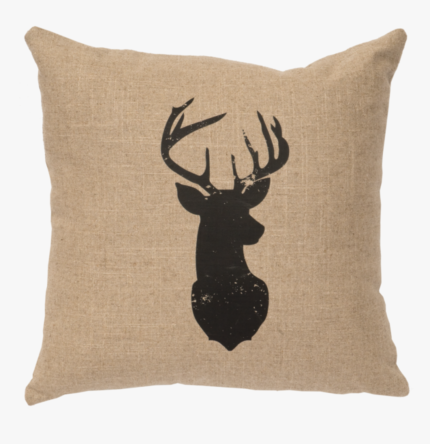 Transparent Deer Head Silhouette Png - Patronus Harry Potter Black And White, Png Download