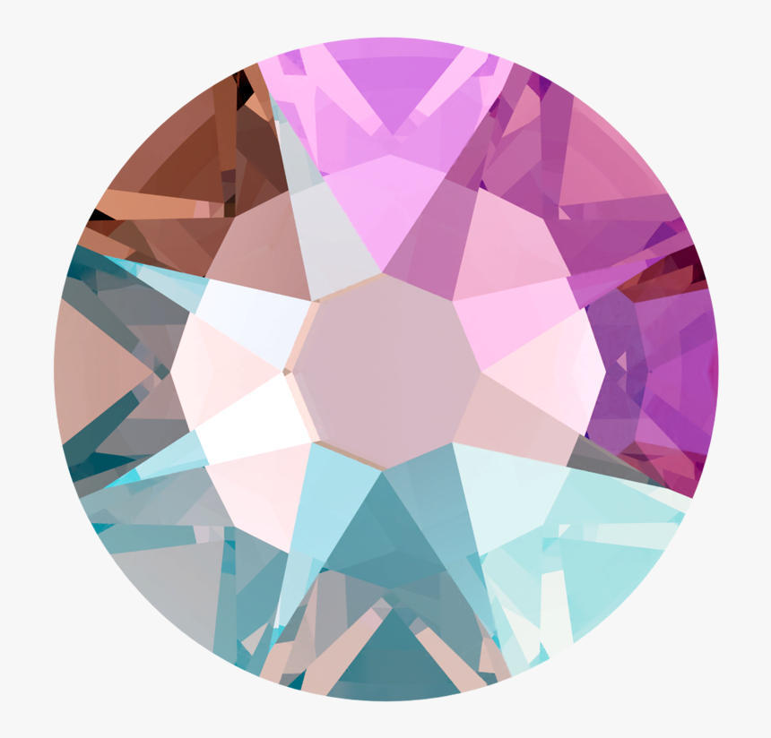 Swarovski 2088 Xirius Flatback Rhinestones Ss12 Light - Swarovski Light Rose Shimmer Flatback, HD Png Download