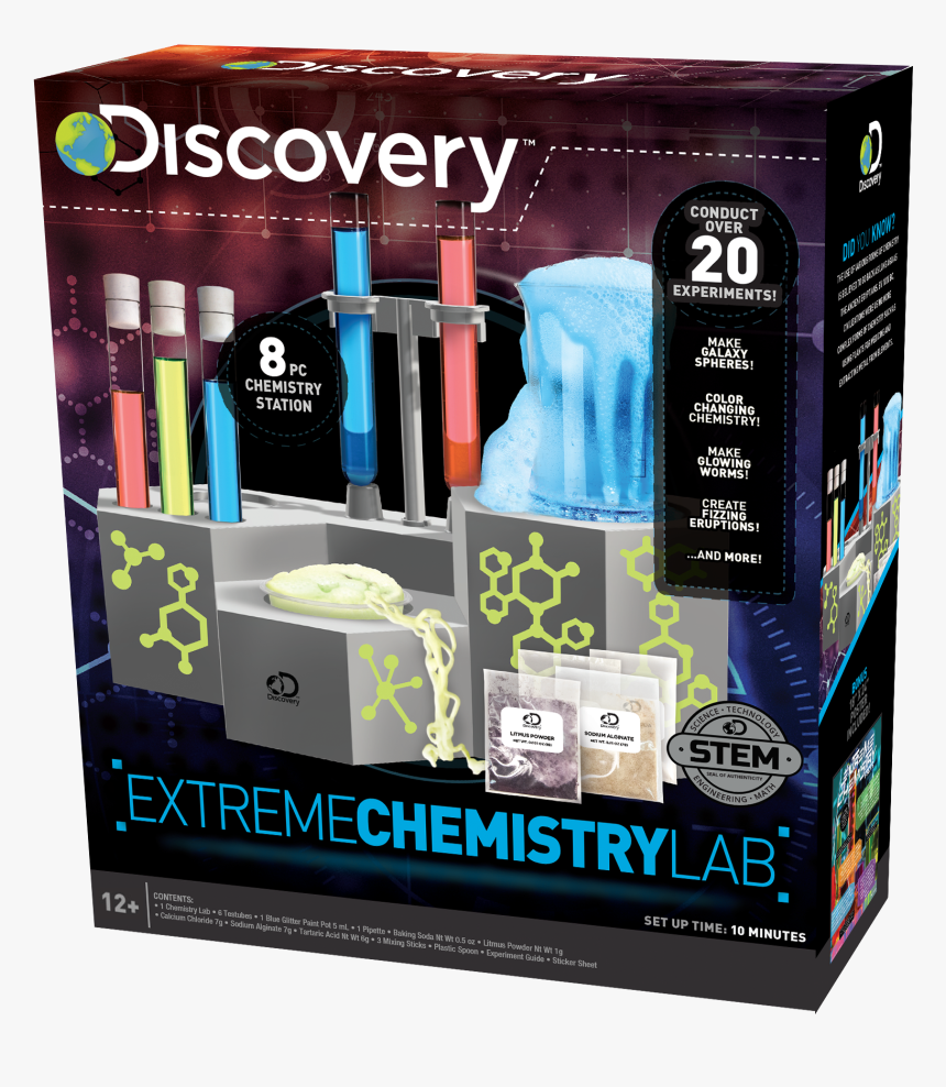 84720 Wm 2017 Disc Extreme Chemistry Lab Render Veritcal - Discovery Channel, HD Png Download