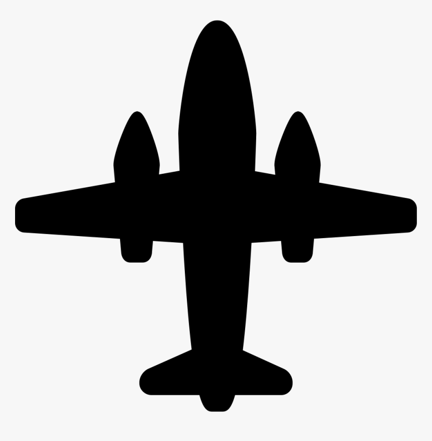Aeroplane With Two Big Engines - Monoplane, HD Png Download