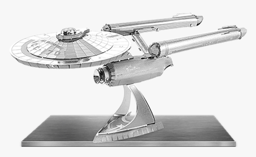 Uss Enterprise Ncc-1701 Star Trek Metal Earth Metal - Star Wars Metal Earth Iconx, HD Png Download