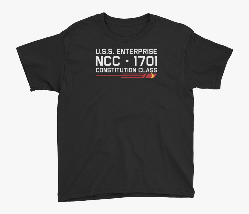 Star Trek - Uss Enterprise - 1701 - Kid S T Shirt - - Mcr Merch 2019, HD Png Download