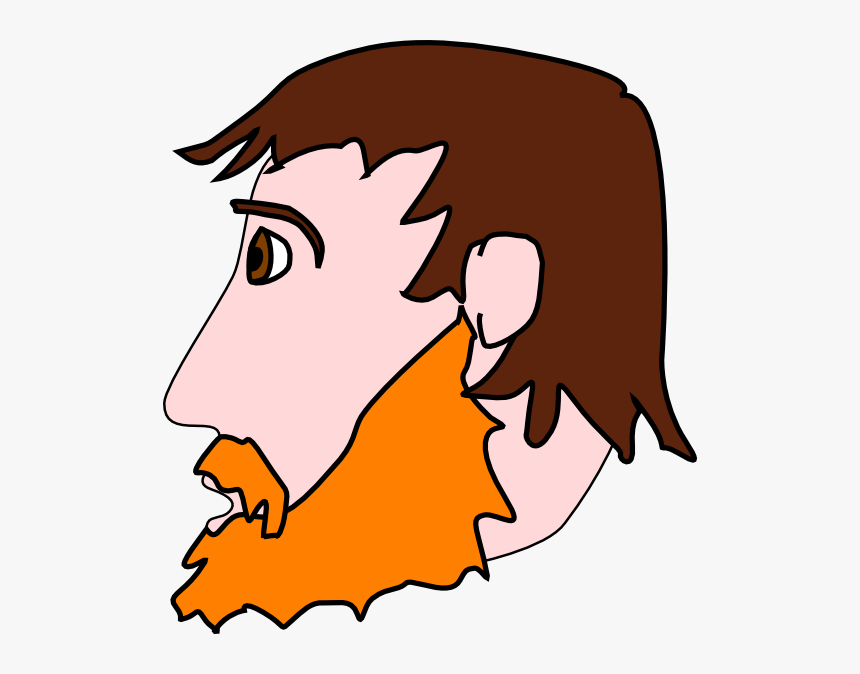 Man With Facial Hair Svg Clip Arts - Clip Art, HD Png Download