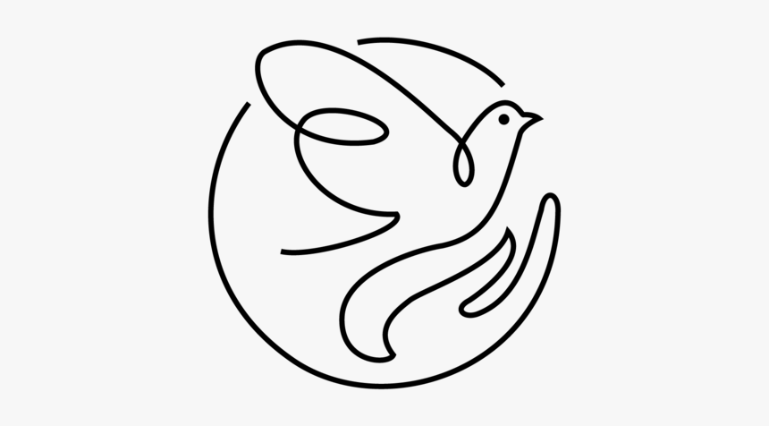 Logo Dove - Line Art, HD Png Download