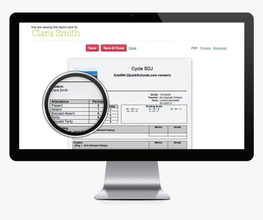 Computer Monitor, HD Png Download