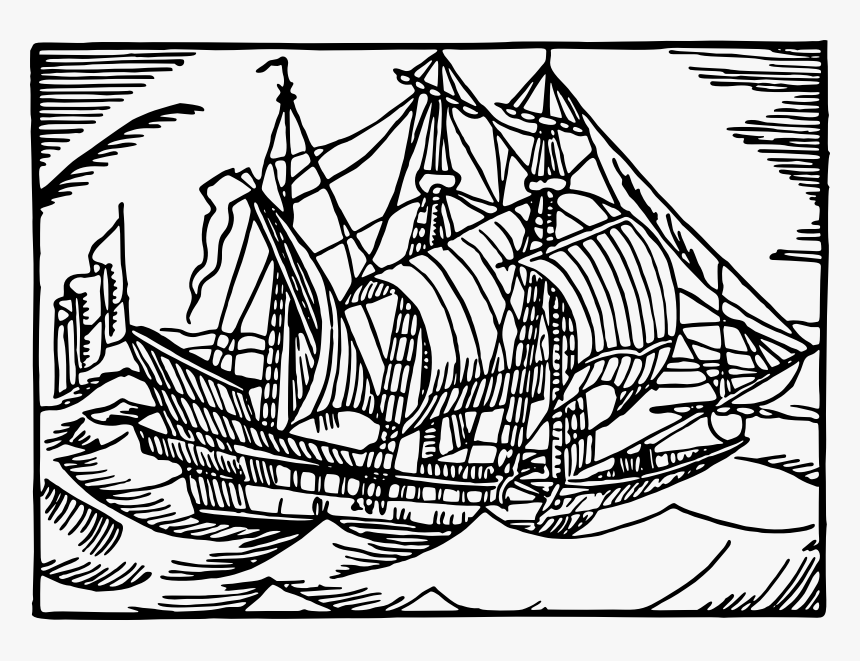 Sailing Ship - Mast, HD Png Download