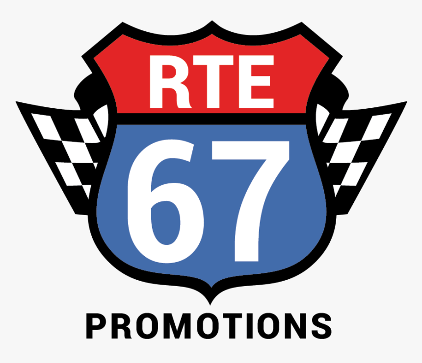 Route 66 With Flags Logo, HD Png Download