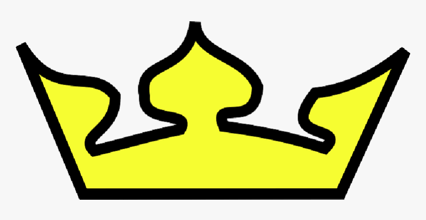 Simple, Yellow, King, Queen, Cartoon, Free, Gold, Crown - Crown Clip Art, HD Png Download