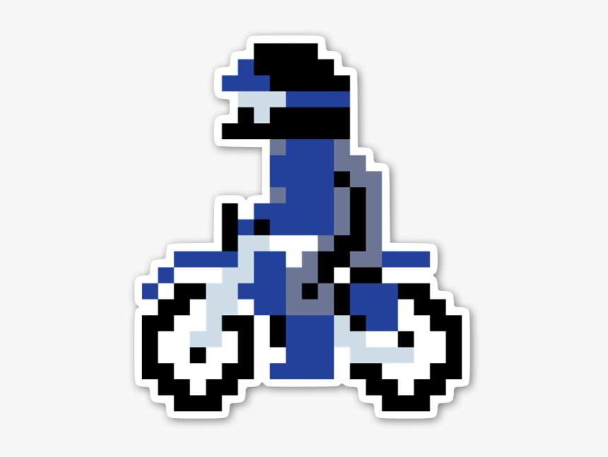 Yamaha Sticker - Squid Pixel Art, HD Png Download