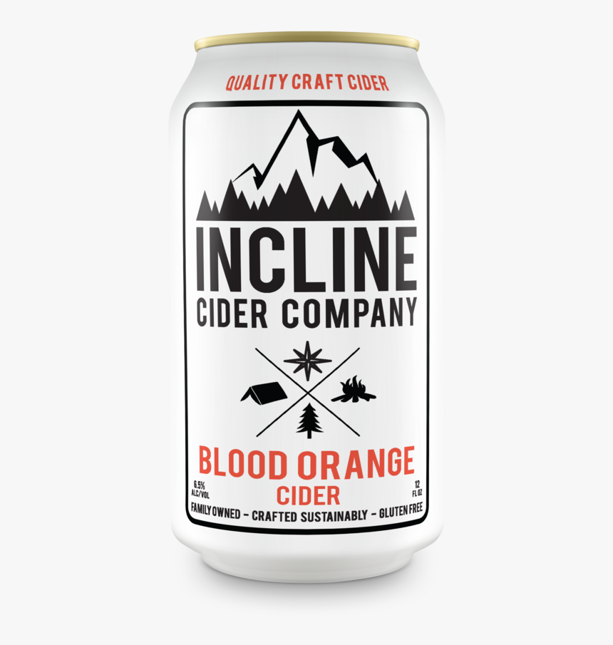 Blood Orange Can - Incline Blood Orange Cider, HD Png Download