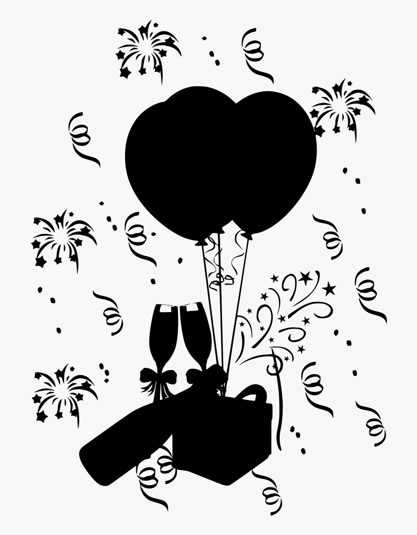 New Year Balloon Svg, HD Png Download
