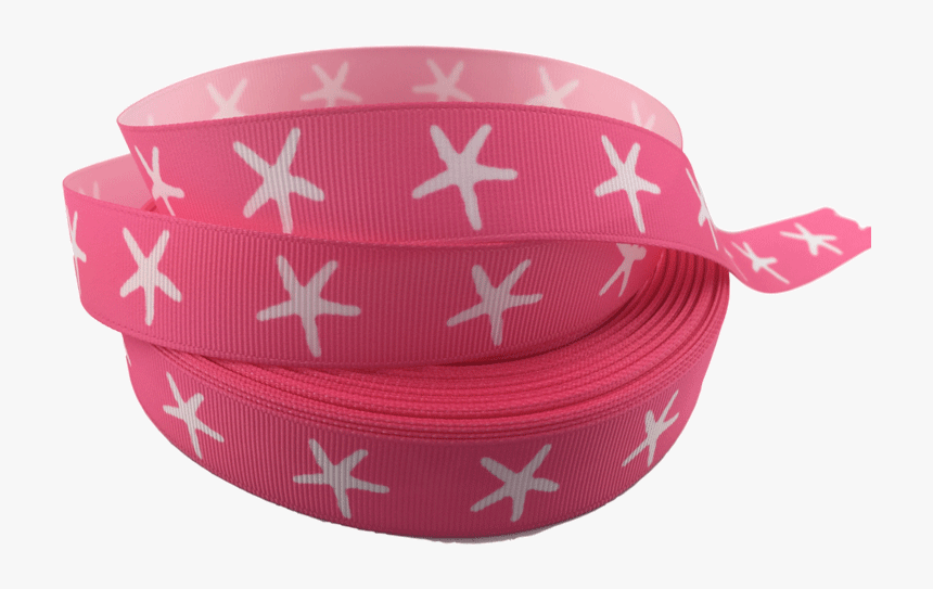Ribbons [tag] Star Fish Grosgrain Ribbons 7/8″, Pink - Lid, HD Png Download