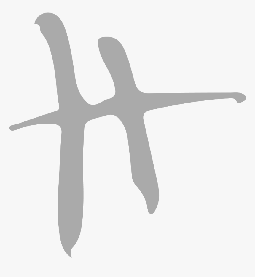 H Grey-01, HD Png Download