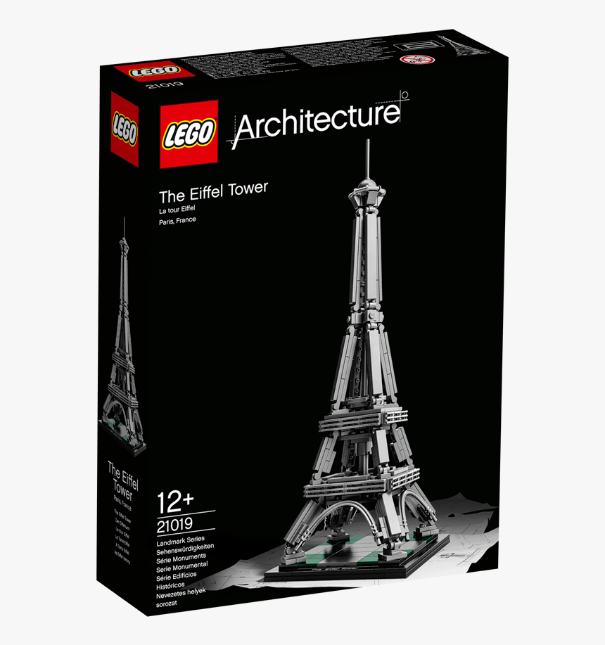 Lego Architecture The Eiffel Tower - Lego Architecture Eiffel Tower 21019, HD Png Download