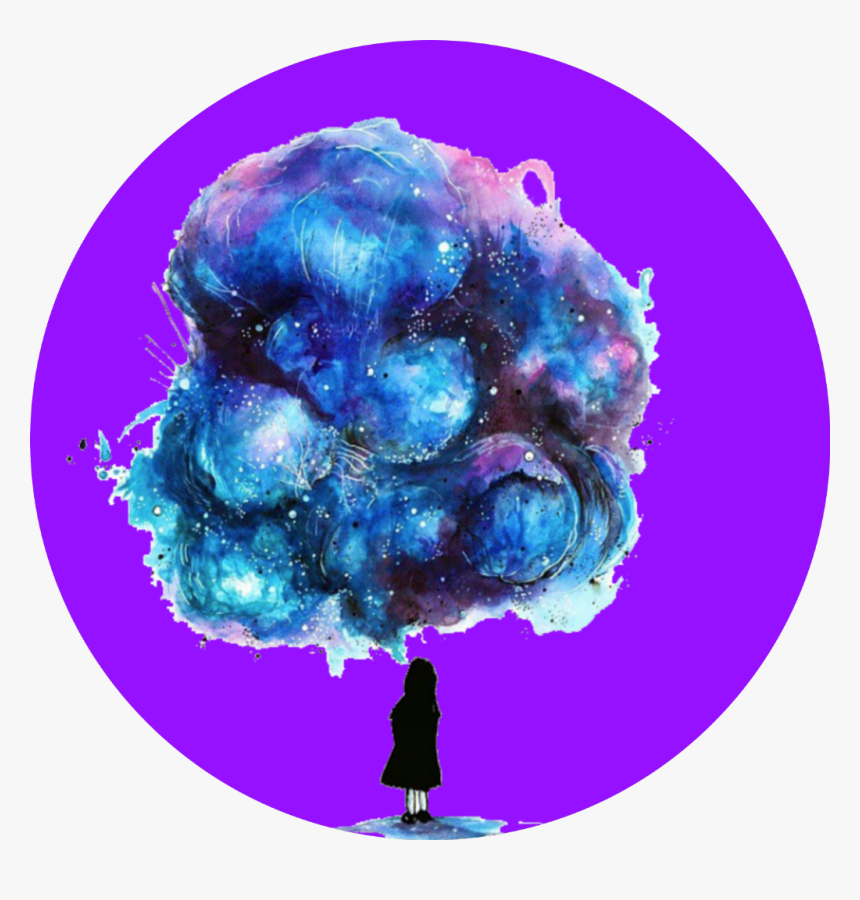 Transparent Purple Galaxy Png - Unexplained Feeling, Png Download
