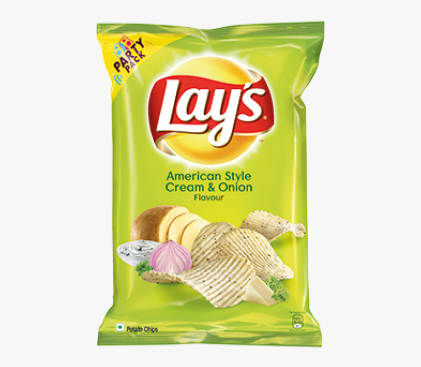 Lays American Style Cream And Onion, HD Png Download