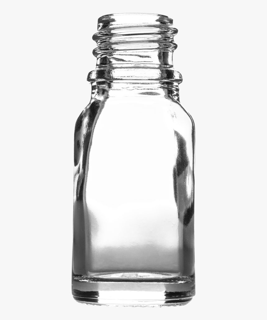 10ml Clear Glass Dropper Bottle Photo - Square Glass Bottle Transparent Background, HD Png Download