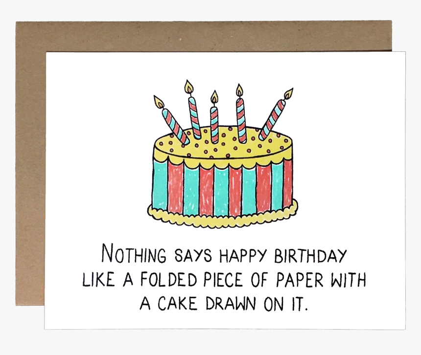 Cake Drawn On It, HD Png Download