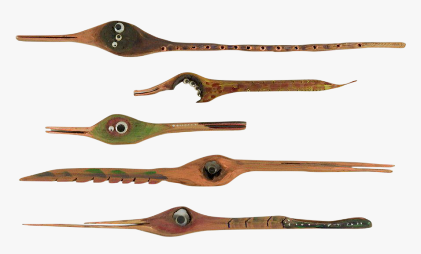 Collection Of Hand Carved Folk Art Birds - Antique Tool, HD Png Download