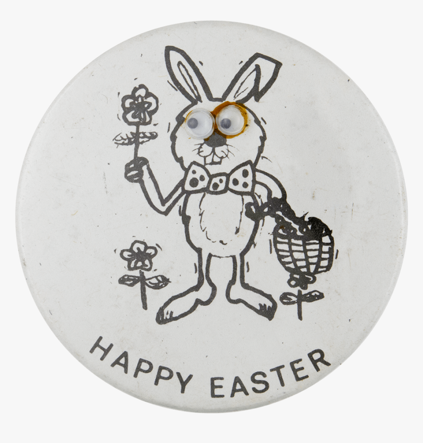 Happy Easter Rabbit Innovative Button Museum, HD Png Download