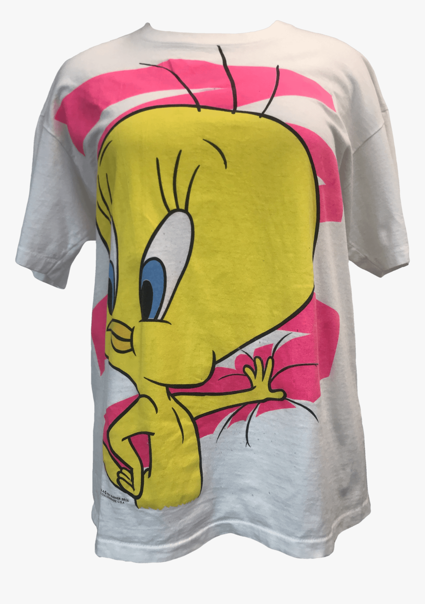 90 S Tweety Bird T-shirt - Active Shirt, HD Png Download