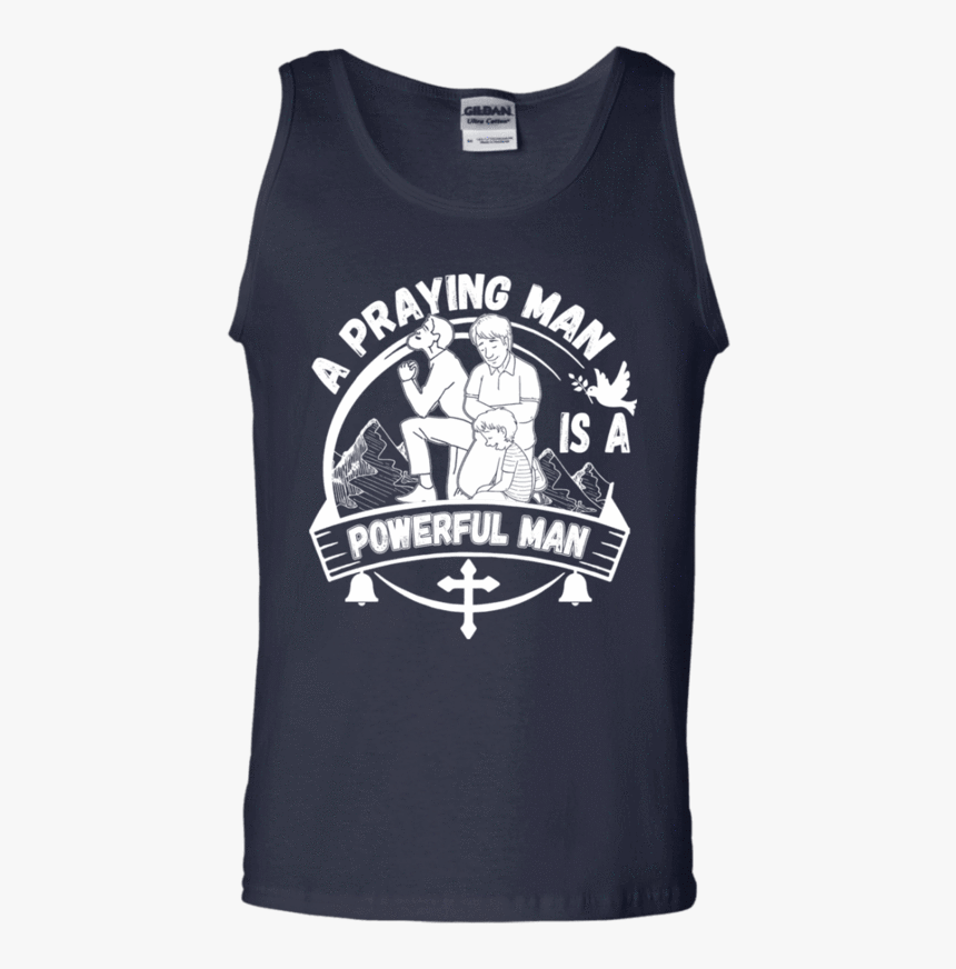 A Praying Man Tank Tops Apparel Our Lord Style 
 Class - T-shirt, HD Png Download